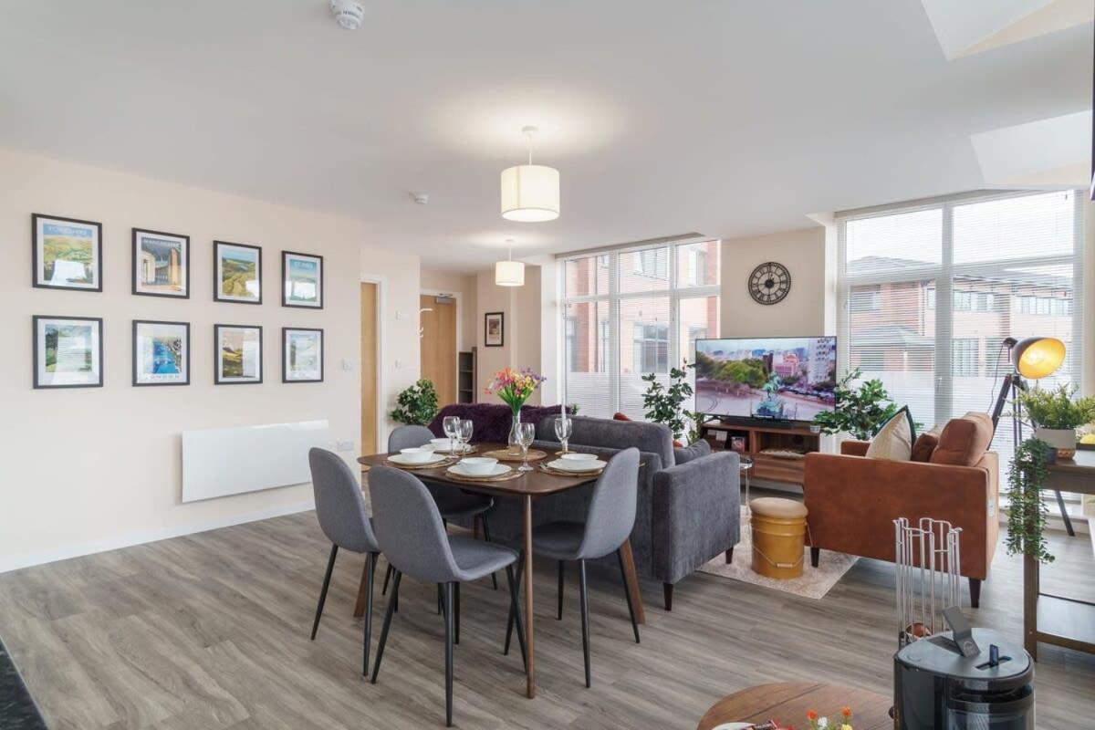 2 Bedroom Modern Apartment In 맨체스터 외부 사진