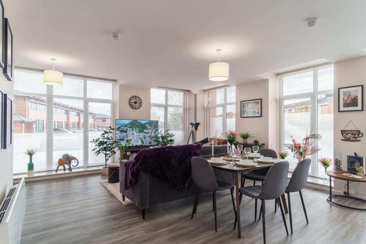 2 Bedroom Modern Apartment In 맨체스터 외부 사진