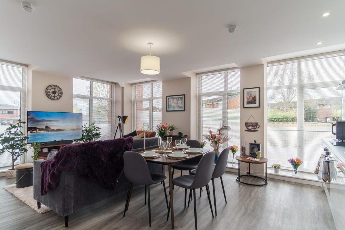 2 Bedroom Modern Apartment In 맨체스터 외부 사진